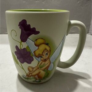 Disneystore Fairies Disney's Tinkerbell Tink Lime Green Large 20 oz Coffee Cup